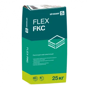 Эластичный плиточный клей Strasser FLEX FKC C2 TE S1